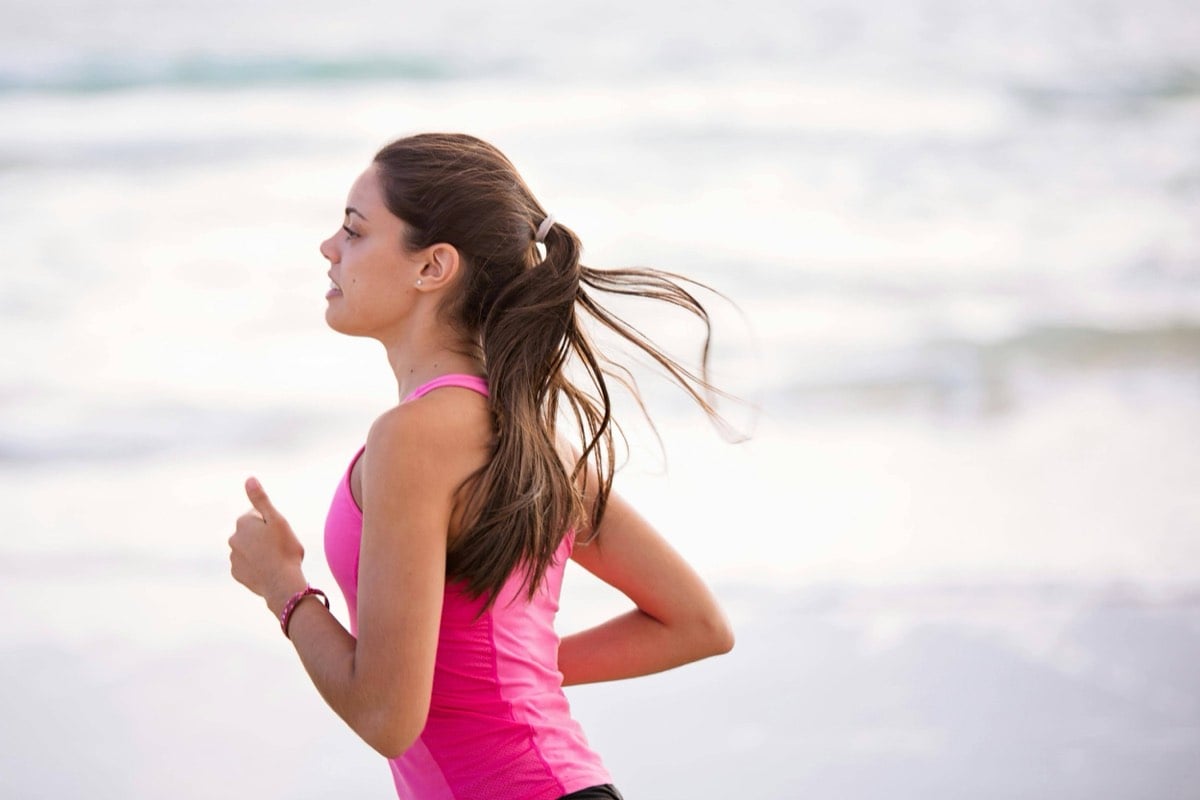 woman exercising after trauma therapy in Frisco, Texas