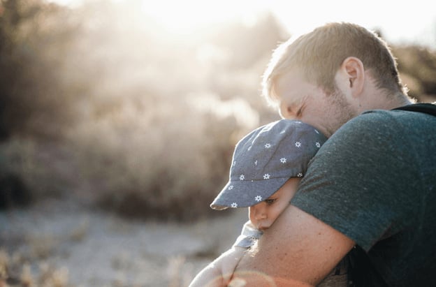 Parent feeling grounded after postpartum therapy, counseling, counseling for teens, trauma therapy and PTSD therapy in Frisco, Texas at Counseling and Nature Therapy Center