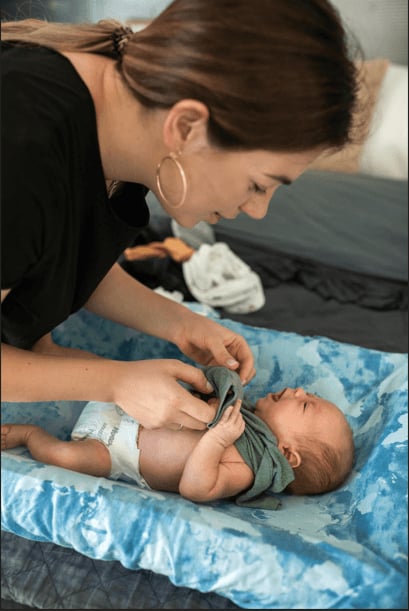 Less overwhelm for mom of baby after ADHD and postpartum therapy at Counseling and Nature Therapy Center in Frisco, Texas